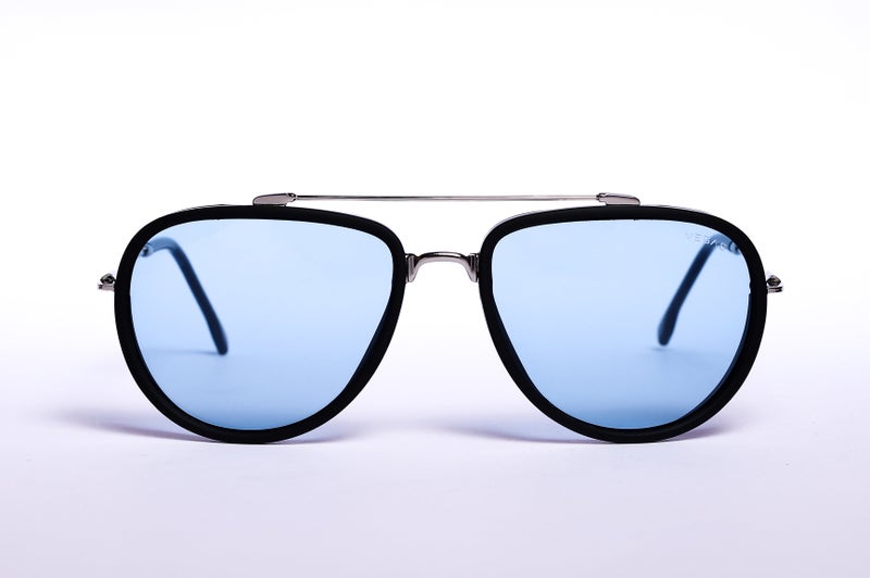 VEGAS Full Rim Aviator Men Sky Blue  Sunglasses V2045 C6 - Image 1
